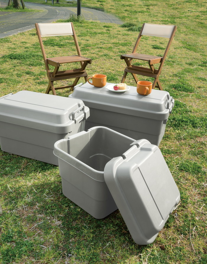 『125』『あす楽』トランクカーゴ 収納 ボックス 30L グレー W40×D39×H37 RISU リス az-tc-30gy 2枚目の画像