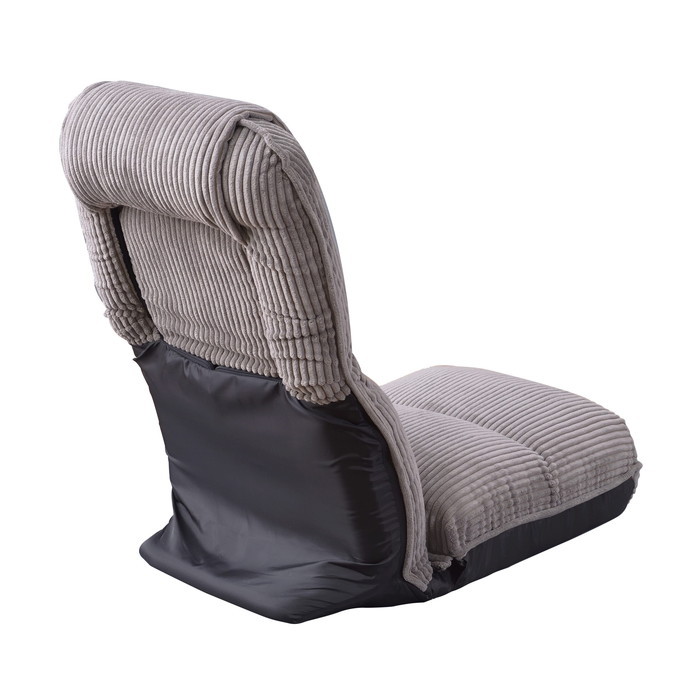 4WAYハイバックフロアチェア グレー W47×D70-126×H18-76×SH18 az-thc