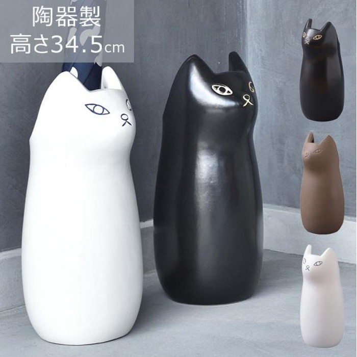 [サイズ]約W15.5×D17×H34.5(cm)[カラー]ブラック ブラウン ホワイト[素材]陶器[スペック]完成品商品重量：約2（kg）耐荷重：付属工具：必要工具：組立人数：組立時間：内側に濡れ防