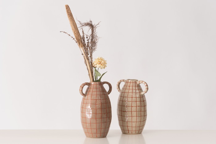 [サイズ]W19.5×D16×H29cm[カラー]ベージュ ブラウン[素材]陶器[スペック]組立：完成品付属工具：なしお客様用意工具：なし組立人数：なし組立時間目安：なし静的耐荷重：設定なし機能：注意