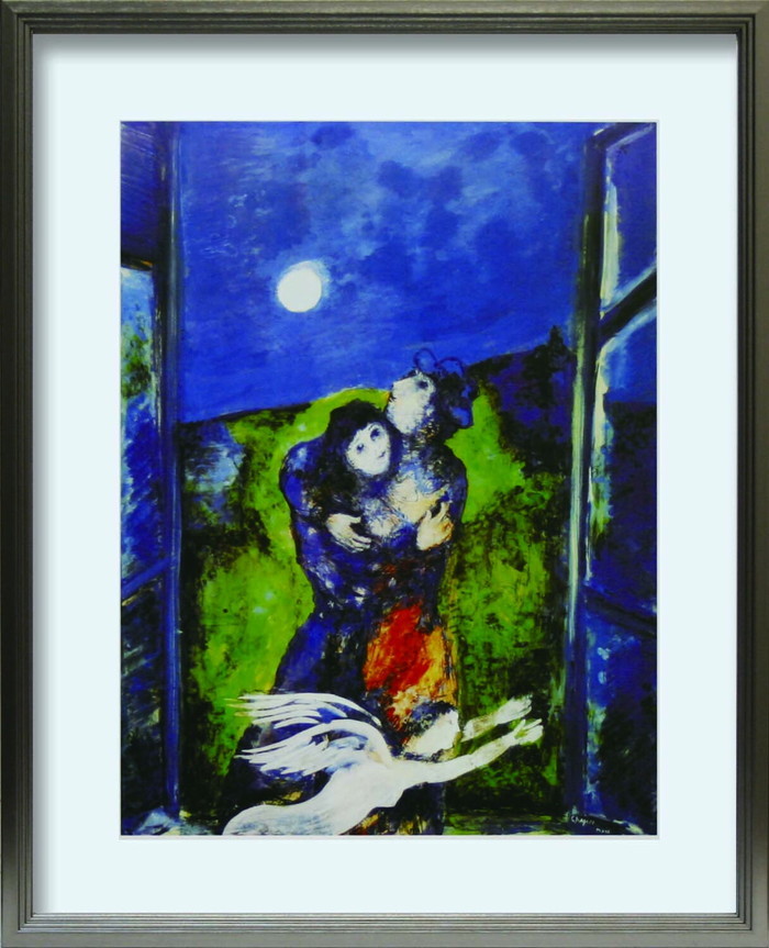 ȯ٥ޥ륯 㥬 Marc Chagall Lovers in the moonight L SV 430x530x25mm ZFA-62357 bic-10116696s1 1ܤβ 