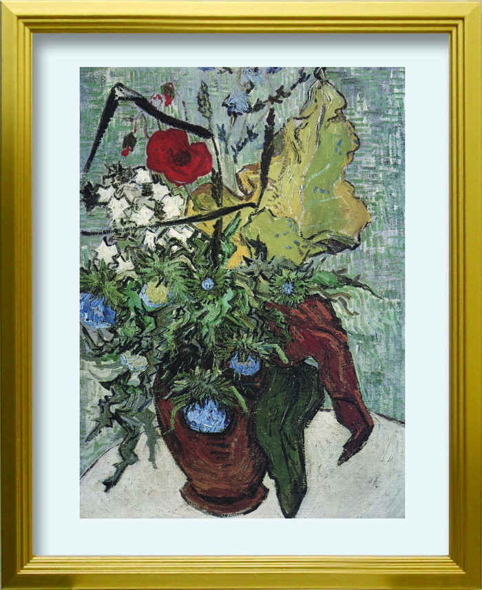 ȯ٥ե󥻥 ե å Vincent van Gogh Vaso di fiori con papavero S GD 270x330x25mm ZFA-62333 bic-10116885s1 1ܤβ 