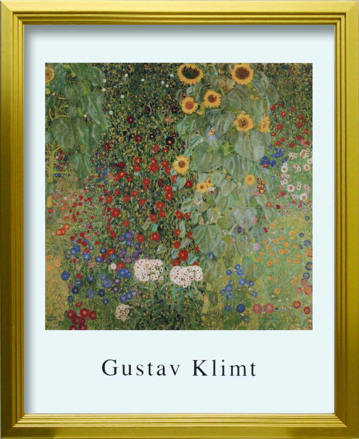 ȯ٥  Gustav Klimt Country garden with sunflowers S GD 270x330x25mm ZFA-62340 bic-10116892s1 1ܤβ 