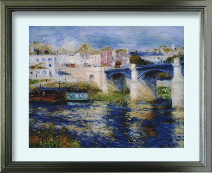 ȯ٥ԥ 她 Υ Pierre-Auguste Renoir Bridge at Chatou S SV 330x270x25mm ZFA-62342 bic-10116894s1 1ܤβ 