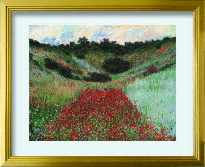 ȯ٥  Claude Monet Field of poppies at Giverny S GD 330x270x25mm ZFA-62345 bic-10116897s1 1ܤβ 