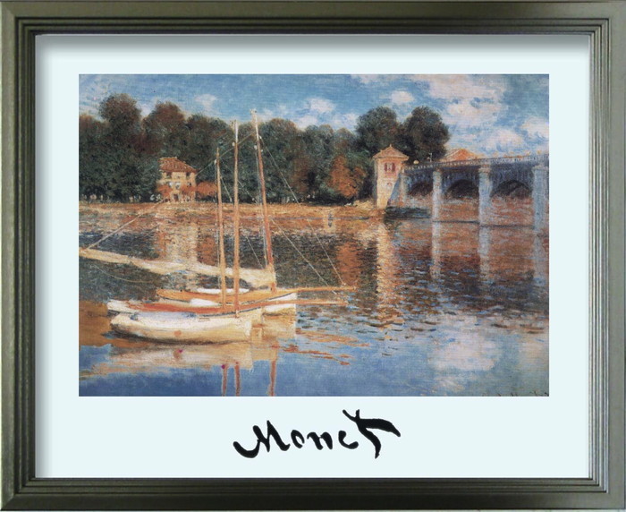 ȯ٥  Claude Monet ponte ad Argeteuil S SV 330x270x25mm ZFA-62349 bic-10116901s1 1ܤβ 