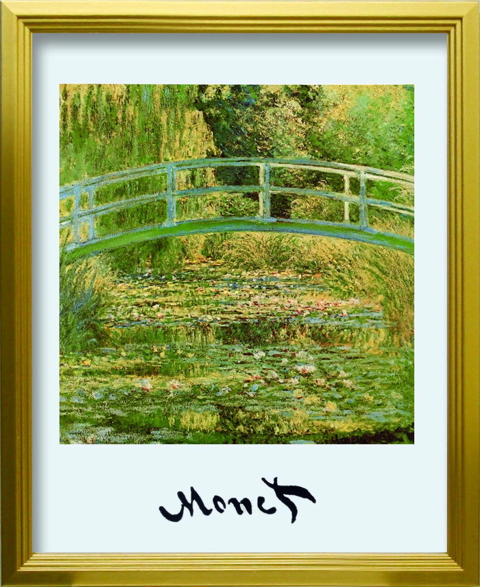 ȯ٥  Claude Monet The water lily Pond S GD 270x330x25mm ZFA-62350 bic-10116902s1 1ܤβ 