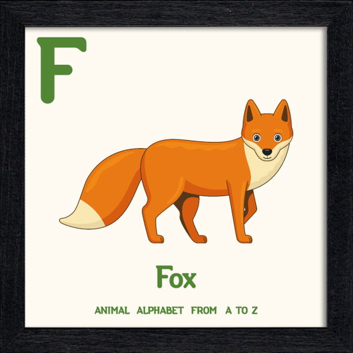 ȯ٥˥ޥ륢ե٥å Animal Alphabet Fox 200x200x53mm ZAA-53213 bic-10772195s1 1ܤβ 