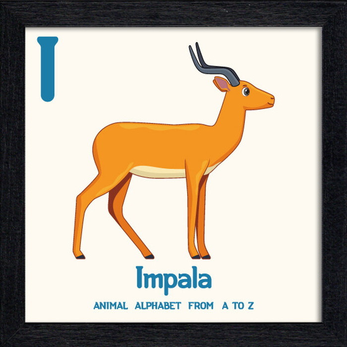 ȯ٥˥ޥ륢ե٥å Animal Alphabet Impala 200x200x53mm ZAA-53216 bic-10772198s1 1ܤβ 