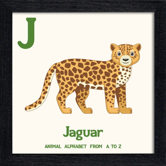 ȯ٥˥ޥ륢ե٥å Animal Alphabet Jaguar 200x200x53mm ZAA-53217 bic-10772199s1 1ܤβ 
