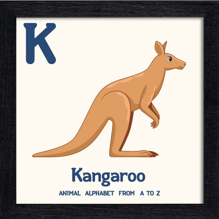ȯ٥˥ޥ륢ե٥å Animal Alphabet Kangaroo 200x200x53mm ZAA-53218 bic-10772200s1 1ܤβ 
