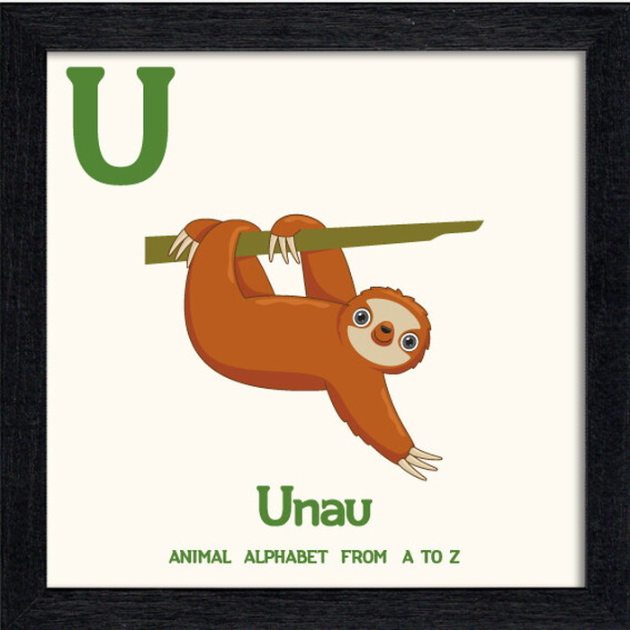 ȯ٥˥ޥ륢ե٥å Animal Alphabet Unau 200x200x53mm ZAA-53228 bic-10772210s1 1ܤβ 