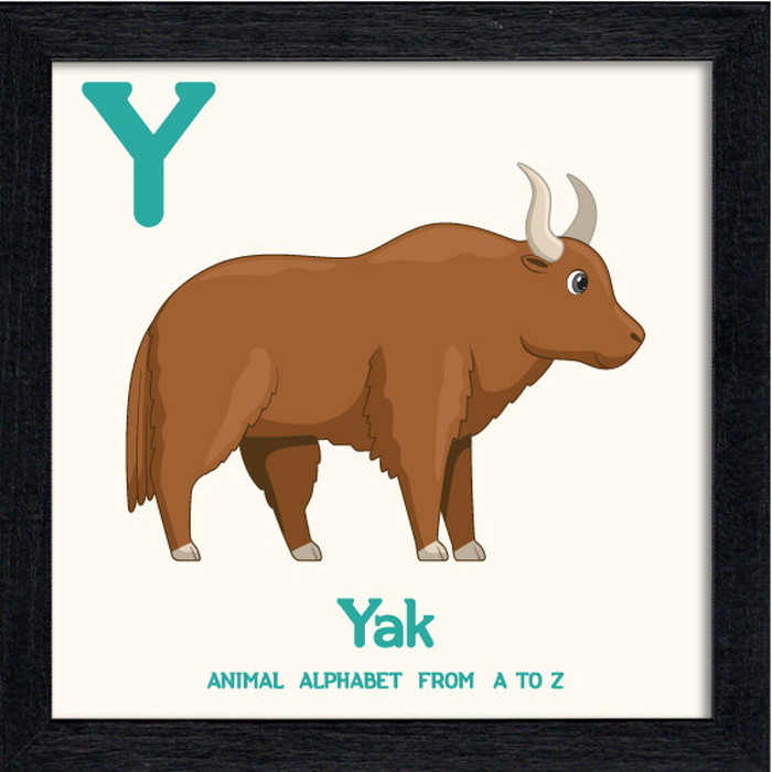 ȯ٥˥ޥ륢ե٥å Animal Alphabet Yak 200x200x53mm ZAA-53232 bic-10772214s1 1ܤβ 