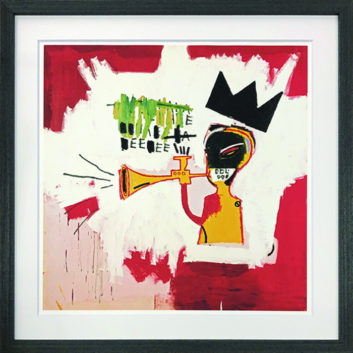 ȯ٥ ߥ Х Jean-Michel Basquiat Trumpet 1984 425x425x32mm IJB-62483 bic-10831817s1 1ܤβ 