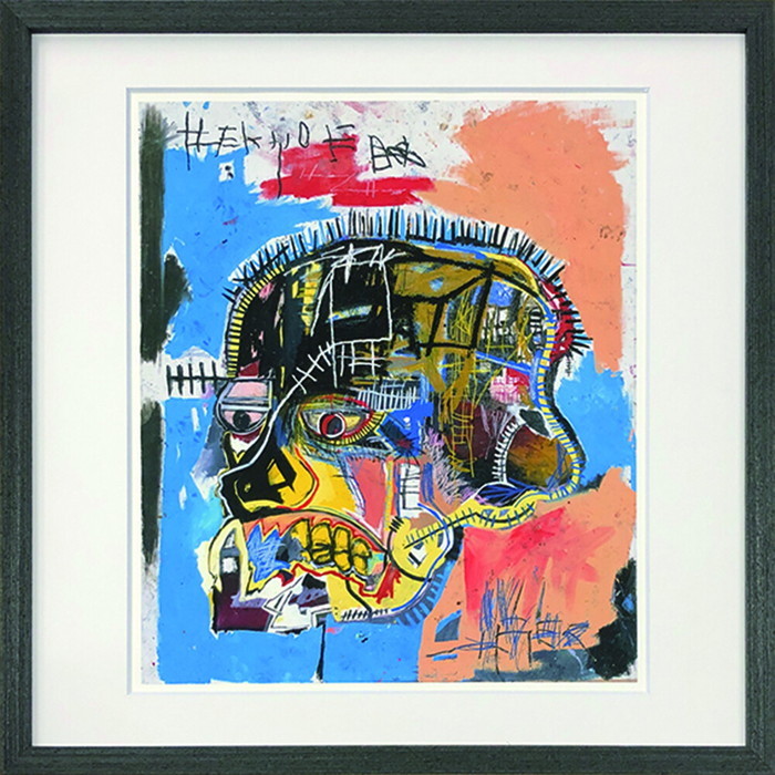 ȯ٥ ߥ Х Jean-Michel Basquiat Untitled Skull 1981 425x425x32mm IJB-62485 bic-10831819s1 1ܤβ 