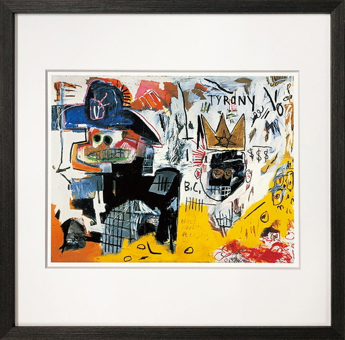 ȯ٥Х Jean-Michel Basquiat Untitled Tyrany 1982 425x425x32mm 425x425x32mm IJB-62488   ե졼 bic-11112298s1 1ܤβ 
