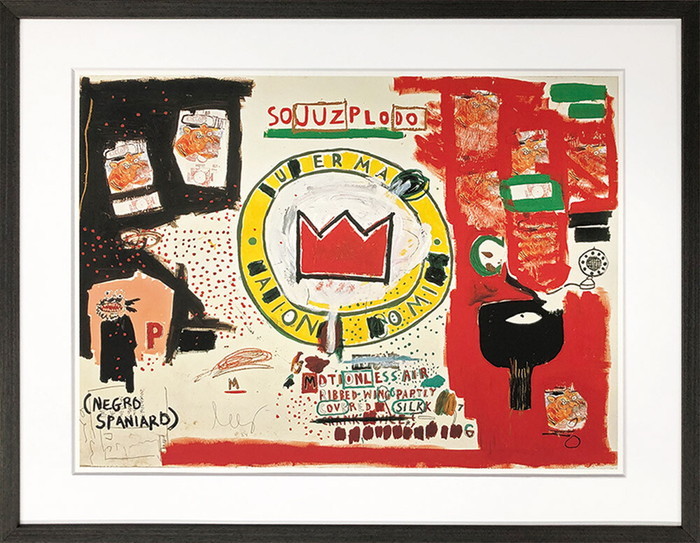 ȯ٥Х Jean-Michel Basquiat Untitled Crown 1988 645x505x32mm 645x505x32mm IJB-62496   ե졼 bic-11112304s1 1ܤβ 