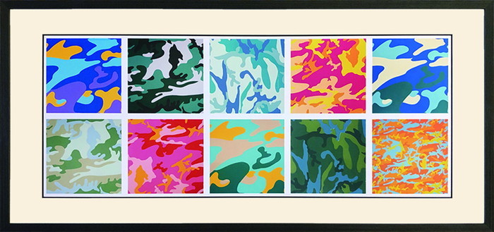 アンディ・ウォーホル Andy Warhol CAMOUFLAGE 1987 890x420x32mm 890x420x32mm IAW-62500  bic-11112346s1-家具インテリアのジェンコ【本店】