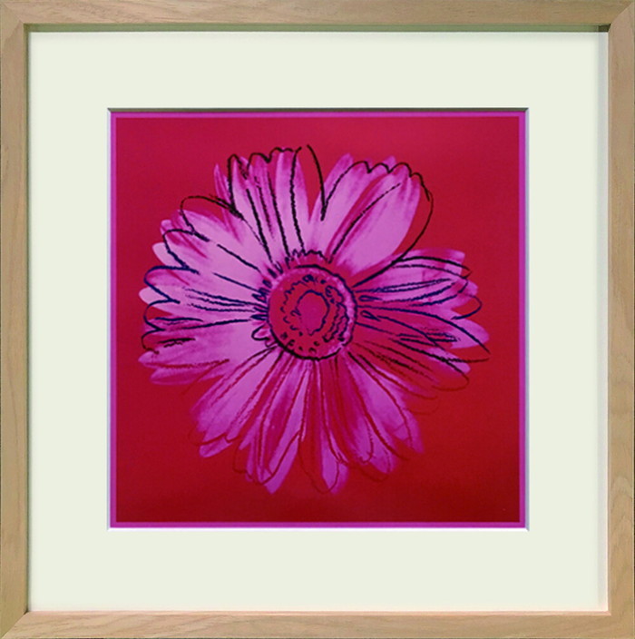 ȯ٥ǥۥ Andy Warhol Daisy c.1982 crimson and pink  425x425x32mm 425x425x32mm IAW-62506 bic-11112352s1 1ܤβ 