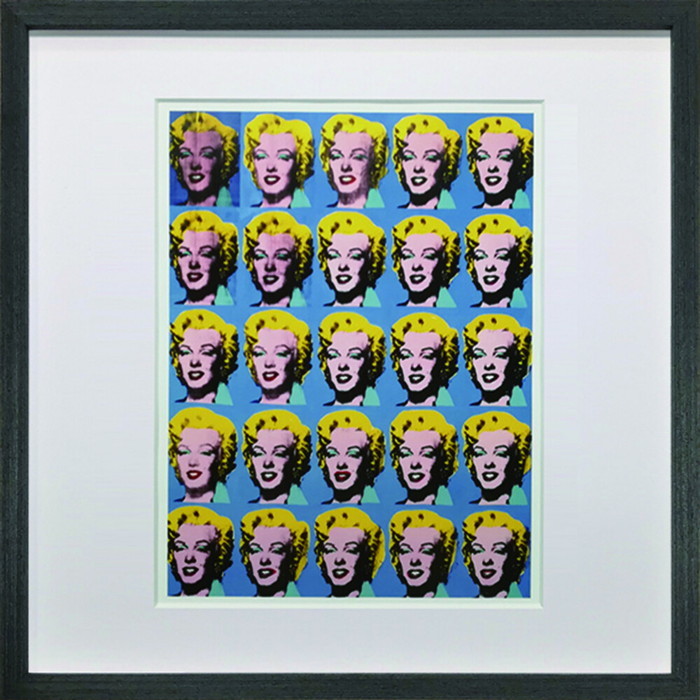 アンディ・ウォーホル Andy Warhol Twenty-Five Colored Marilyns 425x425x32mm 425x425x32mm IAW-62510 bic-11112356s1 アートパネル