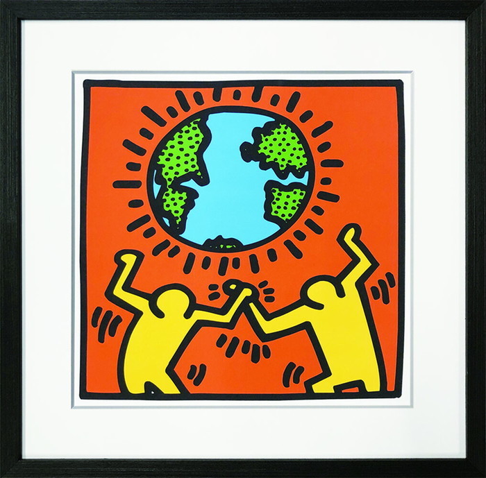 ȯ٥إ Keith Haring Untitled  world  425x425x32mm 425x425x32mm IKH-62513 bic-11131369s1 1ܤβ 