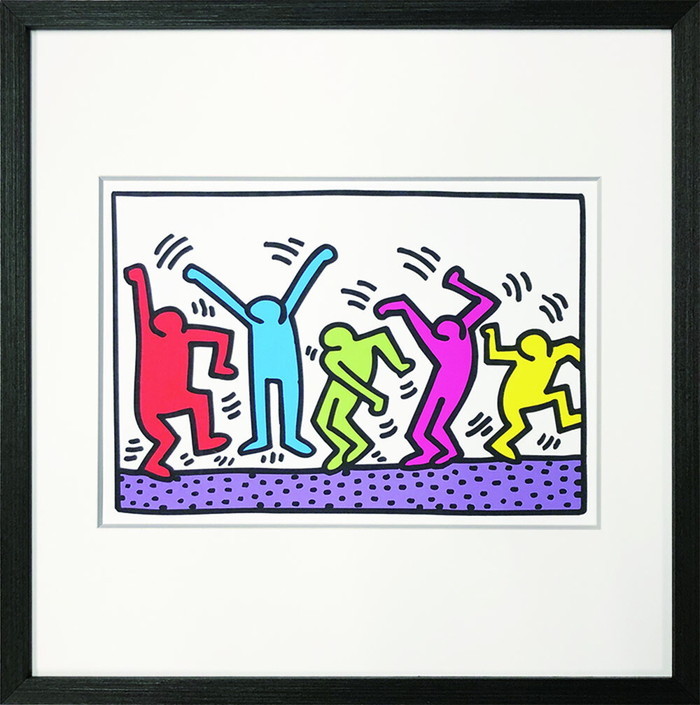 キース・ヘリング Keith Haring Untitled dance 425x425x32mm 
