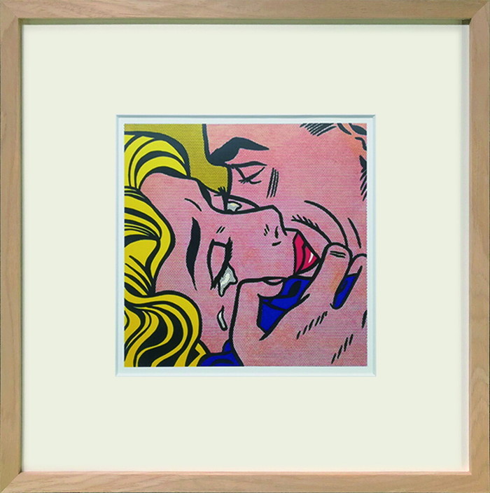 ȯ٥ꥭƥ󥹥 Roy Lichtenstein Kiss V 425x425x32mm 425x425x32mm IRL-62518 bic-11132307s1 1ܤβ 