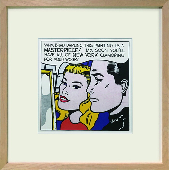 ȯ٥ꥭƥ󥹥 Roy Lichtenstein Masterpiece 1962 425x425x32mm 425x425x32mm IRL-62519 bic-11132308s1 1ܤβ 