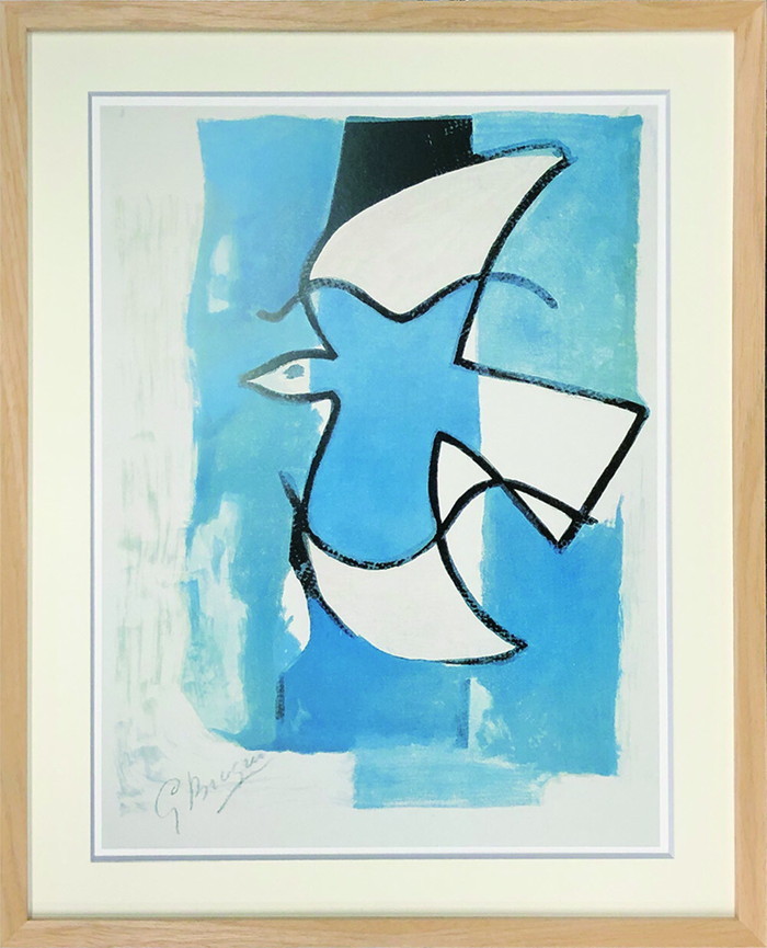 ȯ٥른塦֥å Georges Braque L'oiseaux bleu et gris 425x525x32mm 425x525x32mm IGB-62524 bic-11143262s1 1ܤβ 