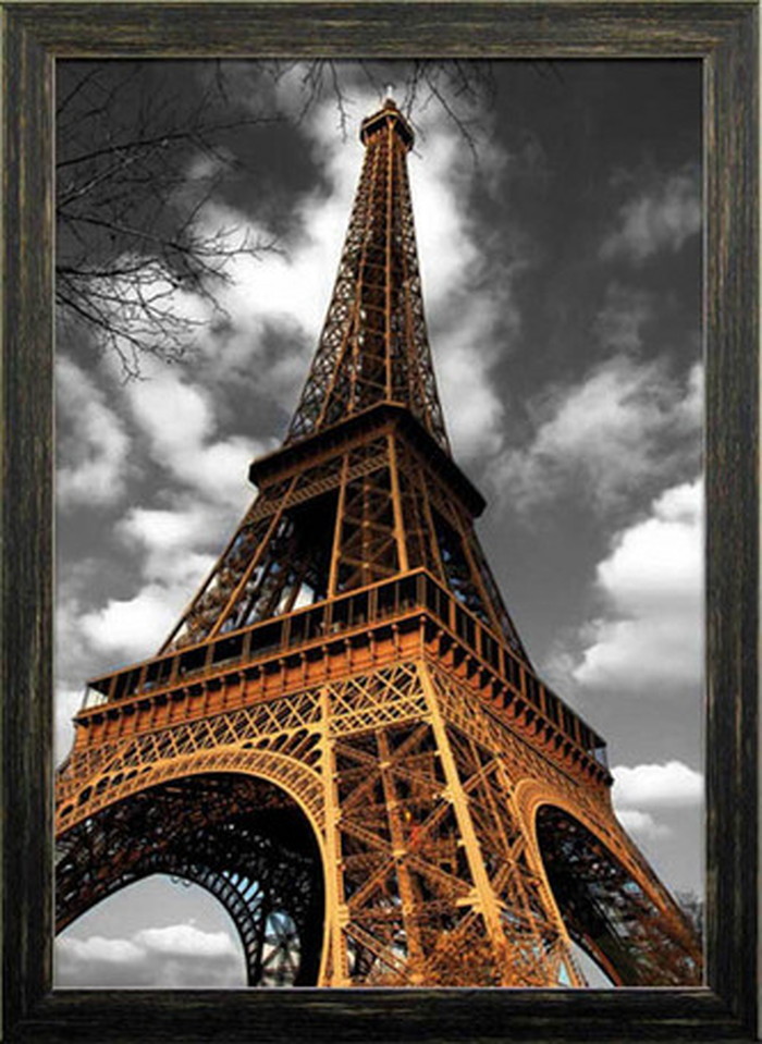 ȯ3D Poster Eiffel Tower I 574x774x12mm ITD-70108 bic-6942343s1 1ܤβ 