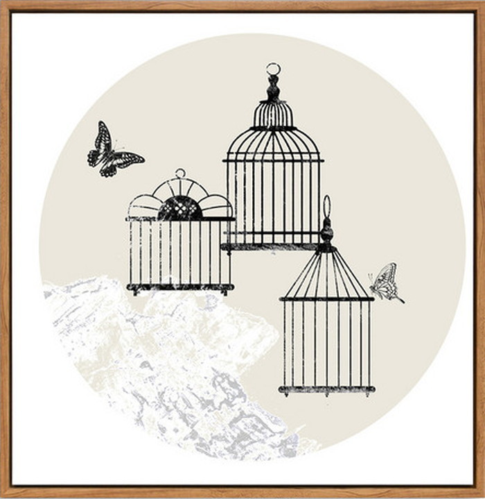 ȯ̲ Scandinavian illustration CAGE 2 700x700x35mm ICG-61133 bic-6942383s1 1ܤβ 