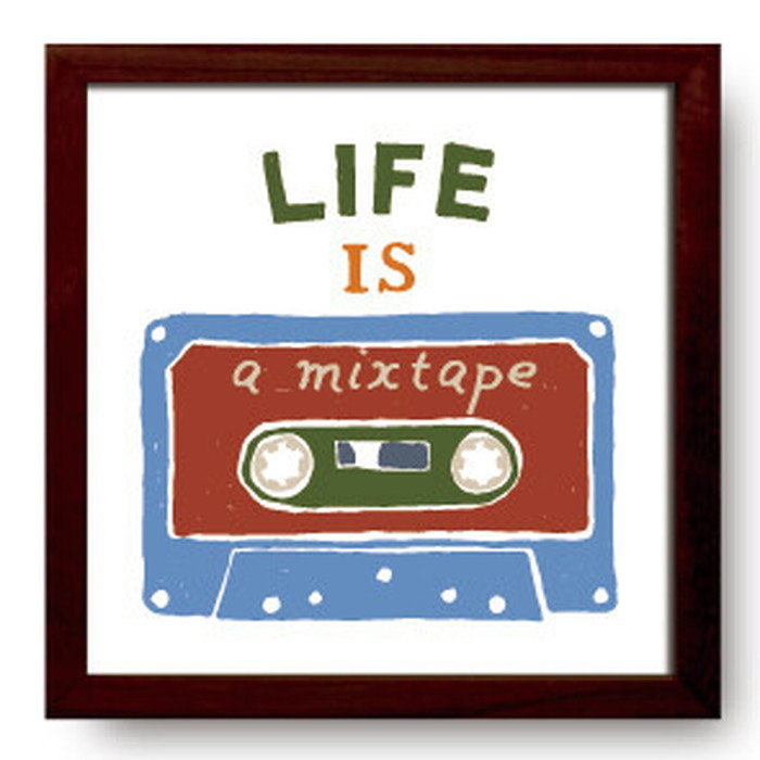 ȯ٥ե졼 SIGN FRAME Life is Music 220x220x20mm ZSF-52145 bic-7088747s1 1ܤβ 