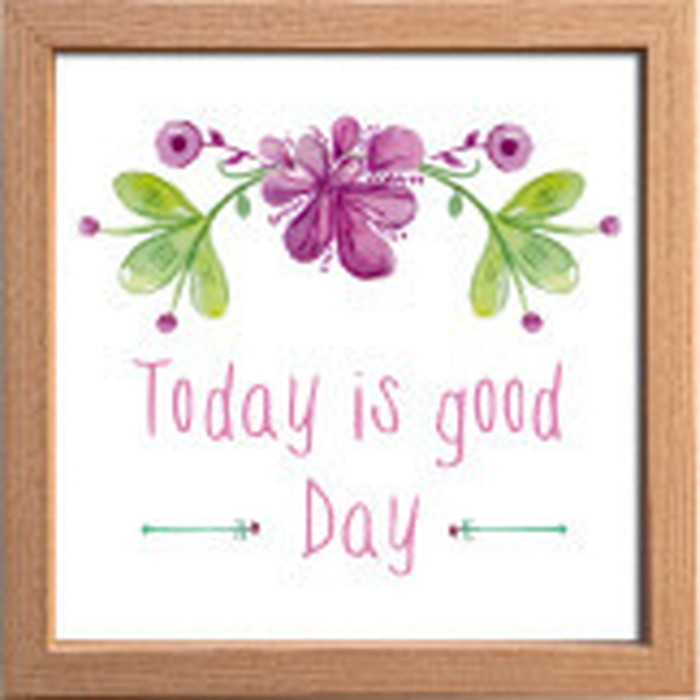 ȯ٥ե졼 SIGN FRAME Today is good Day 220x220x20mm ZSF-52341 bic-7088751s1 1ܤβ 