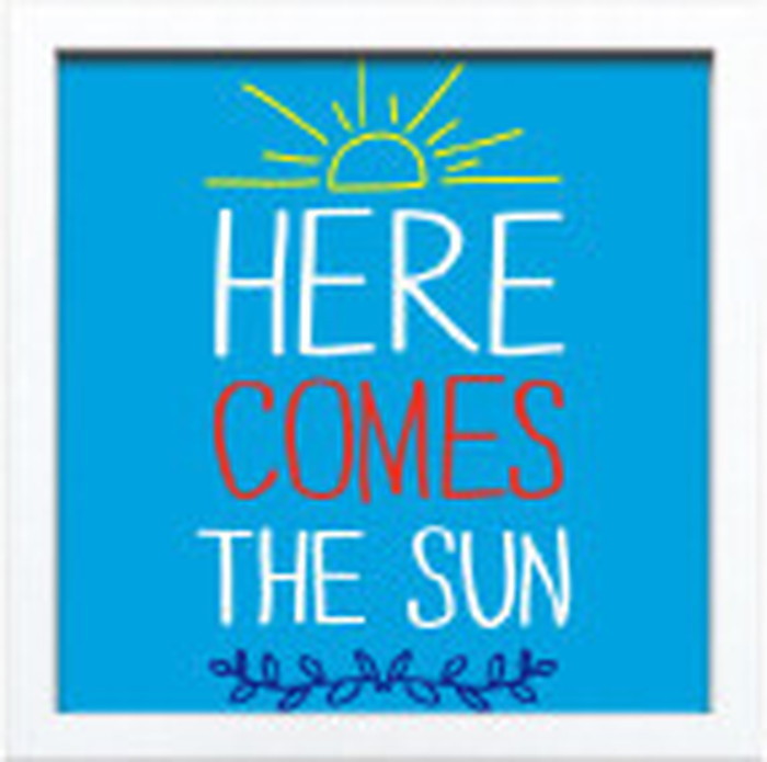 ȯ٥ե졼 SIGN FRAME HERE CIMES THE SUN 220x220x20mm ZSF-52365 bic-7088752s1 1ܤβ 