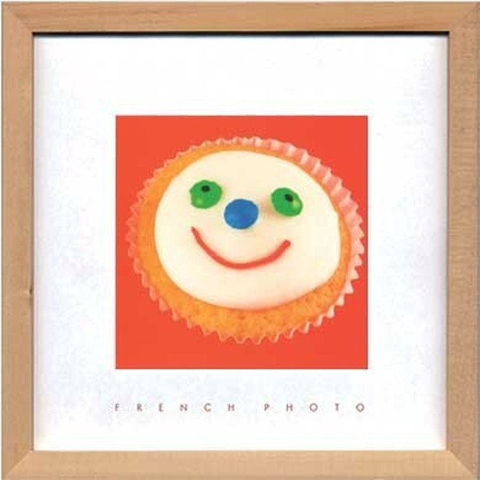 アートフレーム フレンチフォトグラフィ French Photography Smiley Cake 220x220x20mm ZFP-51901 bic-7093203s1 アートパネル アートボ