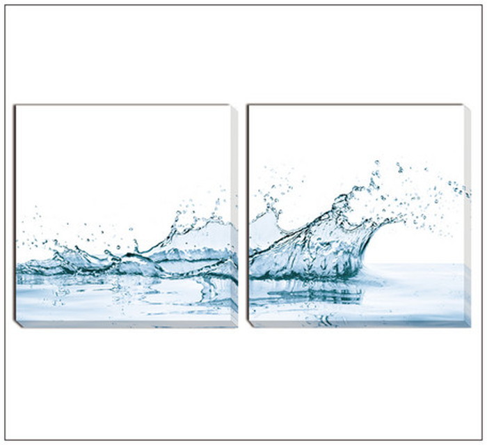 ȯ٥Хѥͥ Art Panel water spiash with reflection isolated 2祻å 700x700x40mm IAP-52786 bic-7184372s1 1ܤβ 