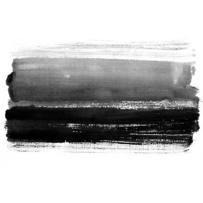 ȯ٥Хѥͥ Art Panel Black striped watercolor hand dwawn background Abstract Aet Painting 700x700x40mm IAP-52779 bic-7184375s1 1ܤβ 