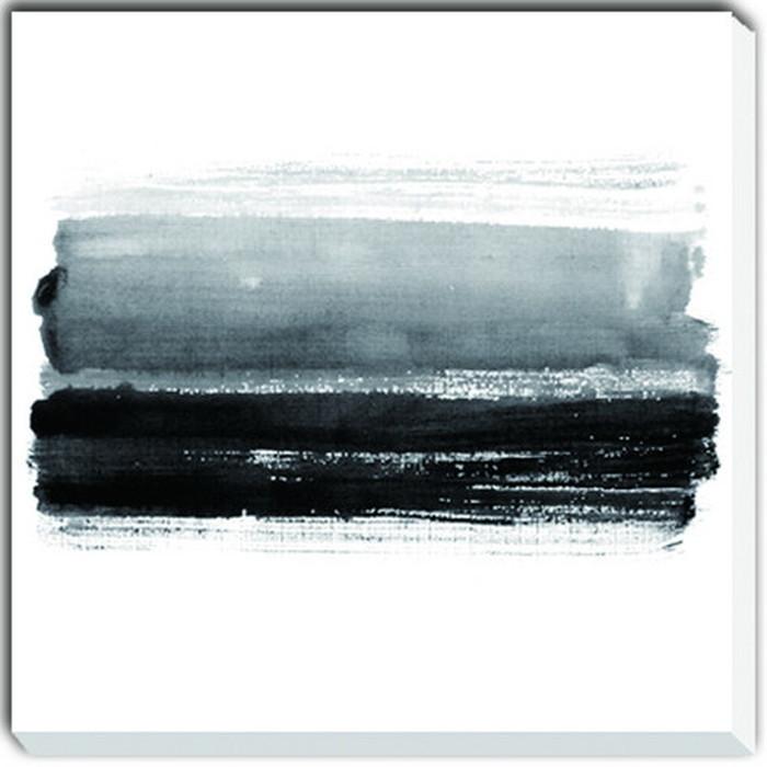 ȯ٥Хѥͥ Art Panel Black striped watercolor hand dwawn background Abstract Aet Painting 700x700x40mm IAP-52779 bic-7184375s1 2ܤβ 