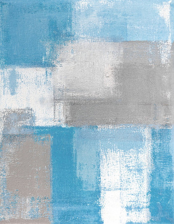 ȯ٥Хѥͥ Art Panel Grey and Blue Abstract Art Painting 600x800x40mm IAP-52782 bic-7184379s1 1ܤβ 