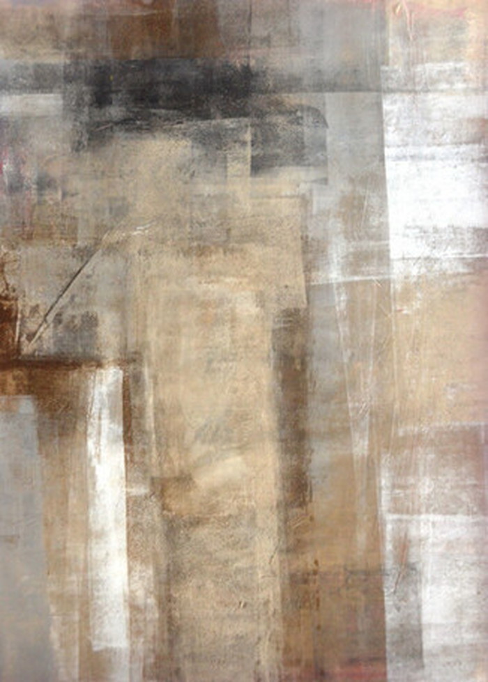 ȯ٥Хѥͥ Art Panel T30 Galler Brown and Beige Abstract Art Painting 560x800x40mm IAP-51600 bic-7184393s1 1ܤβ 