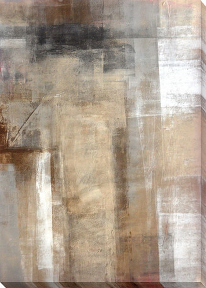 ȯ٥Хѥͥ Art Panel T30 Galler Brown and Beige Abstract Art Painting 560x800x40mm IAP-51600 bic-7184393s1 2ܤβ 