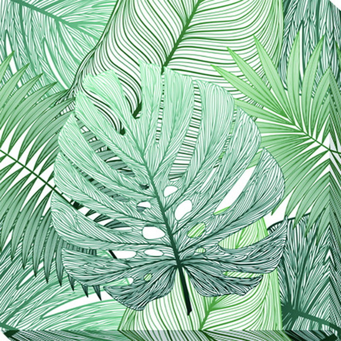 ȯ٥Хѥͥ Art Panel Seamless pattern tropical leaf paim 800x800x40mm IAP-52790 bic-7184399s1 2ܤβ 
