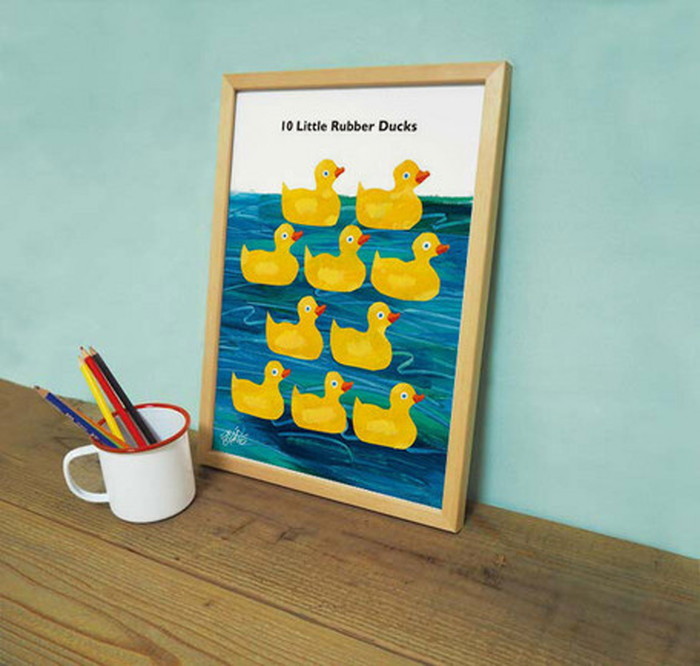 ȯ٥ȥե졼 å ʥե졼 Eric Carle 10 Little Rubber Ducks 10 Little Rubber Ducks 280x387x17mm ZEC-61871 bic-7399013s1 2ܤβ 