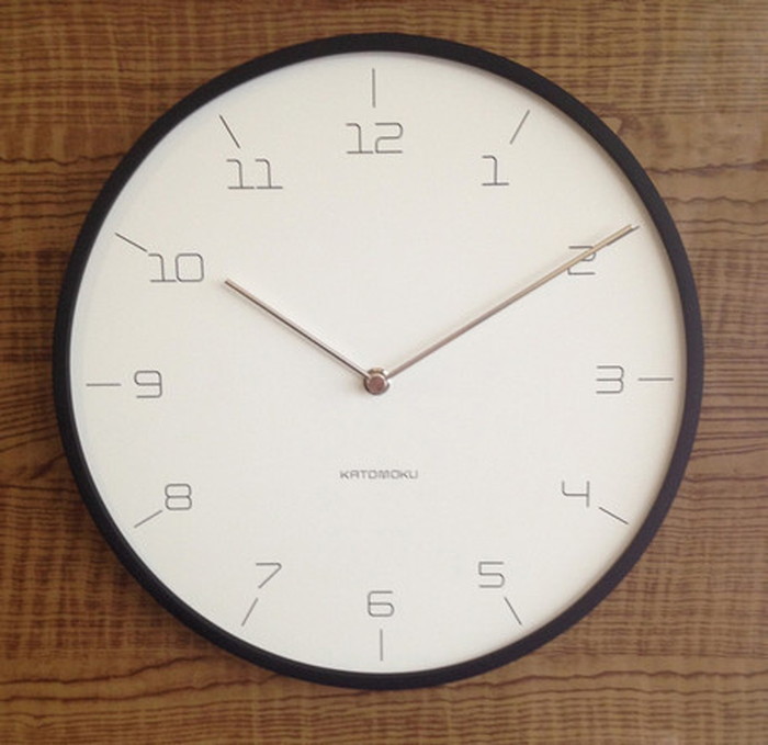 ȯɳݤ plywood wallclock7 Slim Clock ֥å 304x30mmmm km-71B bic-7414063s1 1ܤβ 