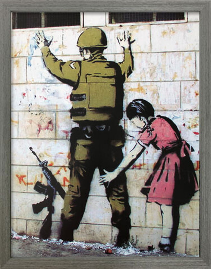 ȯ٥ȥե졼 Х󥯥 Banksy Girl Searching Soldier IBA-61731 bic-7823269s1 1ܤβ 