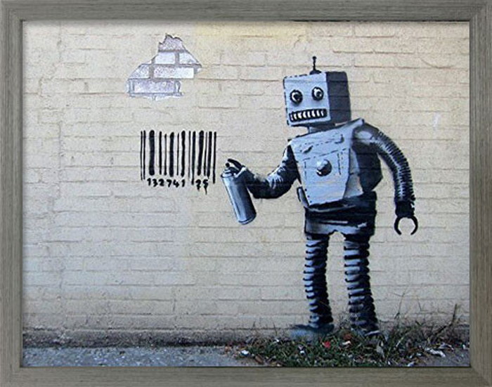 ȯ٥ȥե졼 Х󥯥 Banksy Robot IBA-61732 bic-7823270s1 1ܤβ 