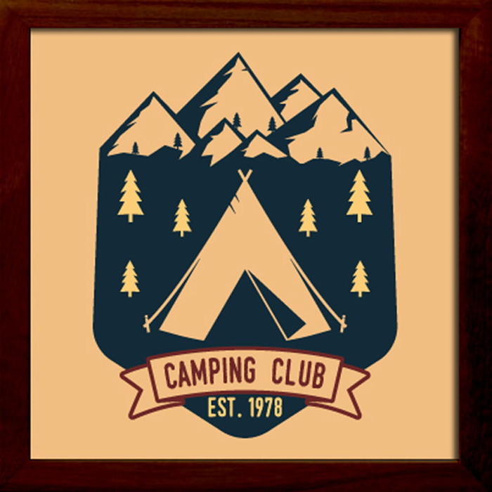 ȯ٥ե졼 SIGN FRAME CAMP Camping Club ZSF-53022 bic-7910518s1 1ܤβ 