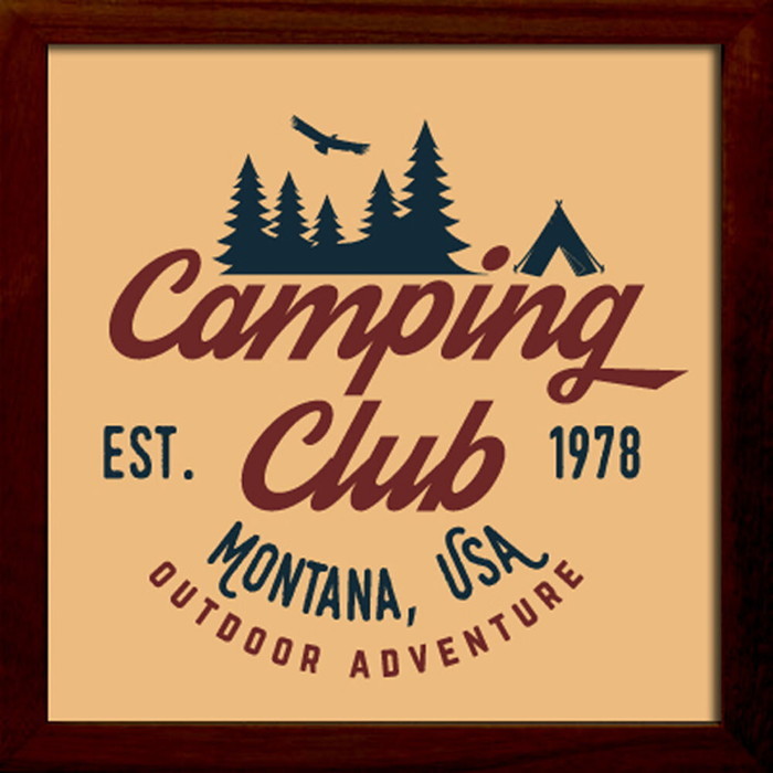 ȯ٥ե졼 SIGN FRAME CAMP Camping Club ZSF-53023 bic-7910519s1 1ܤβ 