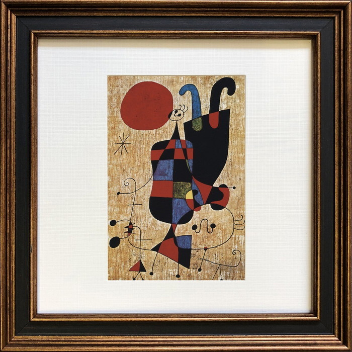 ȯ٥ȥե졼 ̾ 祢󡦥ߥ Joan Miro Square Frame Upside-down figures ZFA-62139 bic-8985862s1 1ܤβ 