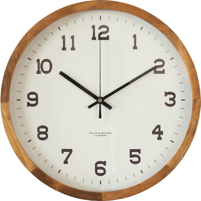 『当社発送』アイナ ウッドクロック Eina Wood Clock XL ブラウン EIN-355BR bic-9240780s1 1枚目の画像 